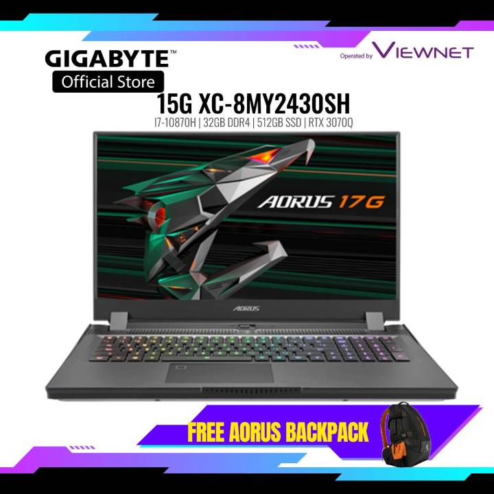GIGABYTE AORUS 15G XC-8MY2430SH GAMING LAPTOP (I7