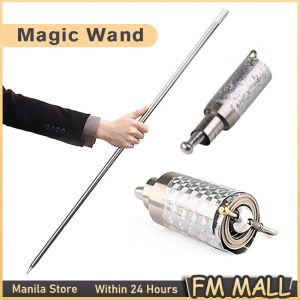 110cm Portable Steel Silver Retractable Sticks Scalable Magic Wand Props Magic Accessories For Stage Street Magic Performance