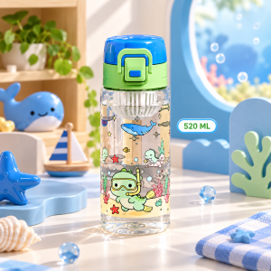 BOTOL MINUM ANAK KARAKTER/BOTOL MINUM ANAK HAVE FUN 520ML TY 0943/BOTOL MINUM KIDS WATER BOTTLE TALI