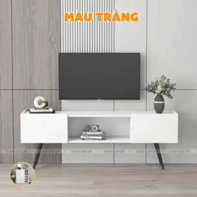 Kệ Tivi Gỗ MDF Kiểu Dáng Hiện Đại Trang Nhã Ngang 1.2m - 1.4m Nội Thất An Nhiên (TV01)
