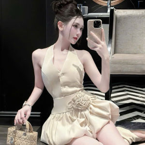 Set công sở nữ set váy nữ đi tiệc set áo yếm Gile Mango cài nút vạt nhọn mix chân váy Bí kèm bông