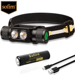 Sofirn New HS10 USB C Rechargeable Mini 16340 Headlamp 1100lm