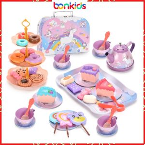 Đồ Chơi Cho Bé Gái Bonkids Đồ Chơi Vali Trà Bánh Pony Cao Cấp Chất Liệu Hợp Kim 48 Chi Tiết - Đồ Chơi Nấu Ăn - Đồ Chơi Trẻ Em Thông Minh