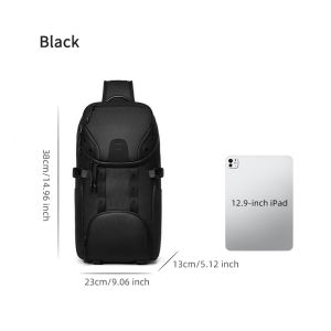 Túi đeo chéo đeo ngực Sea Choice SC9253 đa năng có cổng USB để phân loại đồ ướt và khô Vải Oxford chất lượng cao mới chống thấm nước