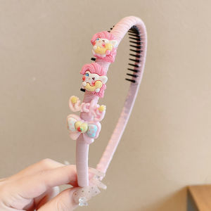 TUmama ที่คาดผมตัวการ์ตูนน่ารักสำหรับเด็กที่มีฟันกันลื่นและการออกแบบที่อ่อนนุ่มเหมาะสำหรับสวมใส่ทุกวัน