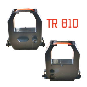 Currency Time Clock Ribbon Cartridge Red Black Colors for Office Electronic Time Clock Recorder