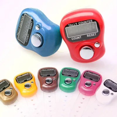 Mini Stitch Marker And Row Finger Counter LCD Electronic Digital Tally Counter For Sewing Knittin Tool