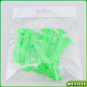 Nexlent 16 Pcs/Pack Silicone Lazy Shoelaces No Tie Shoe Laces Rubber Shoelace