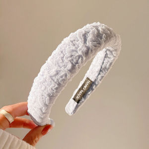 Zy Fashion Fashion Colorful Sponge Mesh Headband for women Korean Style Sweet Versatile Hairband Hair Accessories