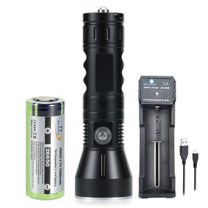Chuyên NghiệP 30 wát LED Đèn pin lặn 3000lumens chiến thuật dưới nước 100m không thấm nước 26650 sâu-biển đèn