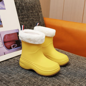 Prelesty Sepatu Sawah Wanita Boot Tinggi Karet Kerja Proyek Anti Air Banjir Sepatu Hujan Cewek Murah Cantik Kekinian Anti Slip 429