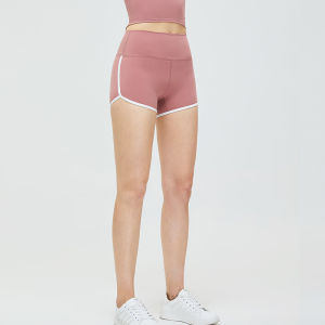 Womens Barely-There Yoga Shorts High-Waisted Butt-Lifting Suitable for Outer Wear Running Quick-Drying Fitness TM0111-A