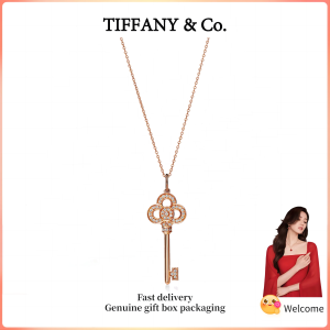 (New) Womens Fashion Necklace Rose Gold K Series Mini Crown Diamond Pendant Valentines Day holiday gifts