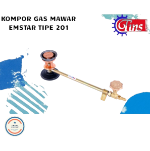 KOMPOR GAS MAWAR MEREK EMSTAR TYPE 201 KOMPOR GAS USAHA KOMPOR GAS HIGH PRESSURE KOMPOR JOS