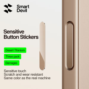 SmartDevil iPhone 16 Pro max camera button Protector For iPhone 16 Pro iPhone 17 Pro Max iPhone 16 Plus iPhone 16 Sensitive Key Film Side Key Dynamic Camera Protective Dustproof button Film Screen Protector