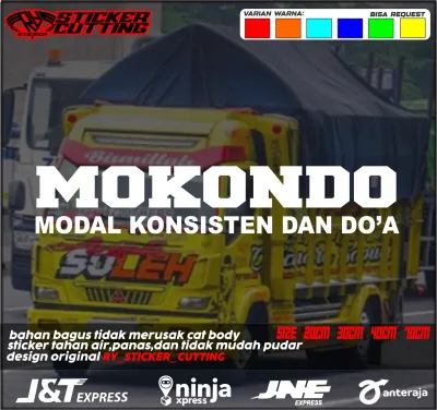 Cutting sticker lucu MOKONDO