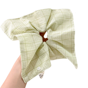 Hair Scrunchie With Scarf Bows Detachable Headbands Multipurpose Styling Accessory For Casual Prom occasion