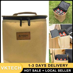 กล่องเก็บอุปกรณ์กลางแจ้ง - กล่องเครื่องมือบาร์บีคิวพับได้สำหรับเตาแคมป์ปิ้ง - เหมาะสำหรับการจัดระเบียบอุปกรณ์ตั้งแคมป์