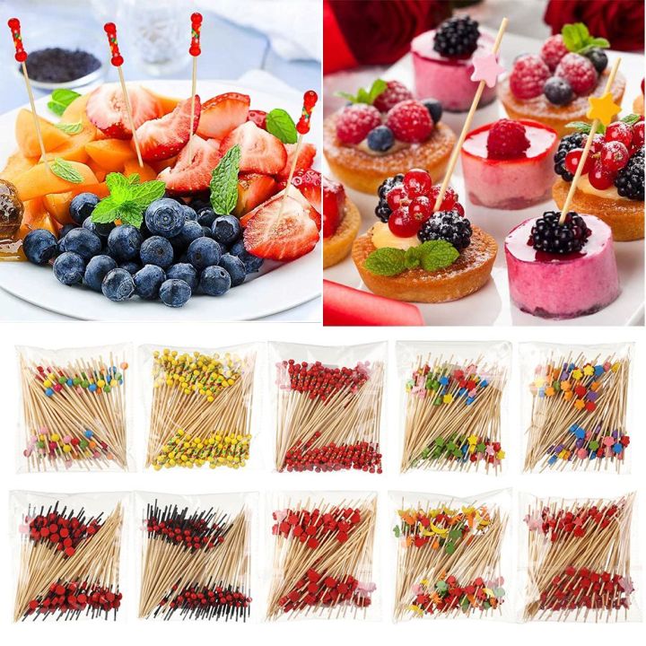 GS 100Pcs Wedding Party Supply Salad Sandwich Toothpicks Toothpick