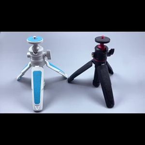 MT-08Extendable Desktop Tripod Handheld Photography Bracket Stand w/ Flexible Ballhead 1/4 Inch Screw Mount for Selfie