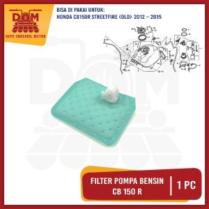 Filter Pompa Bensin CB 150R OLD 2012 (PSP) Saringan Pampers Pempes Pompa Bensin Fuel Pump Honda