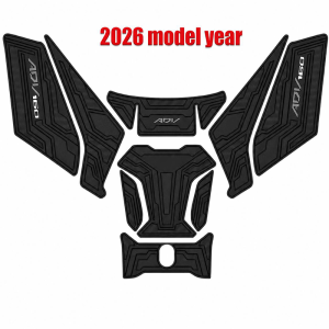 Tank Pats Rubber Protector For Honda ADV 160 2020-2026 Premium Rubber Embossed Thick Body Protector / Accessories