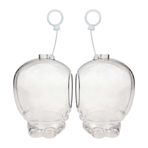 ชั้นวางอะคริลิกใสเคสสำหรับ3.5In รูปร่าง Boneka Mainan ตุ๊กตาผ้ากำมะหยี่สูงเคสกันกระแทกเคสพกพาใสพร้อมโซ่