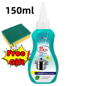 Free Gift 10 Bottles Pots And Pan Cleaner Kitchen Cleaning Black Pot Bottom Gel Cleaner To Remove Black Scale From Stainless Steel Black Pot