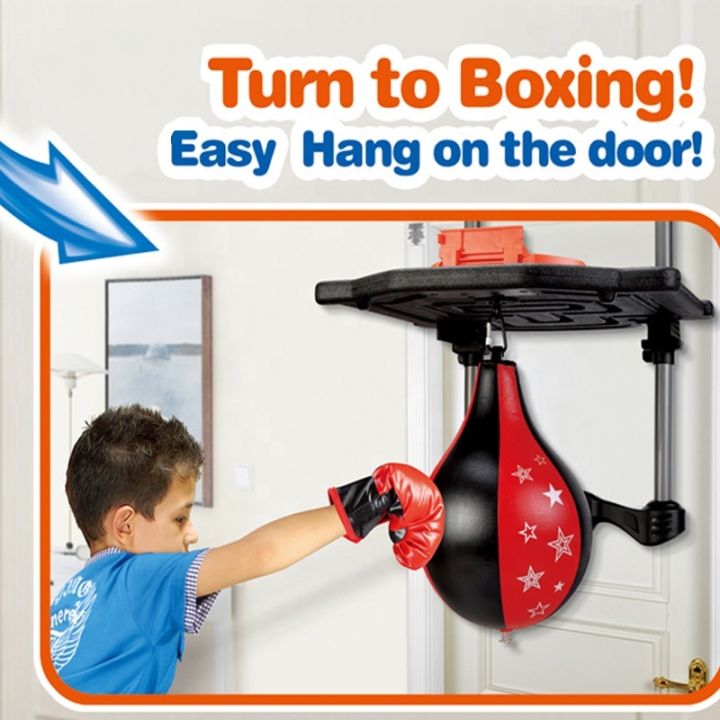 Kids Boxing Play Sport Toy Hang On The Door Real Action Boxing Set Kit  Lazada PH