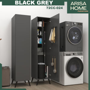 ArisaHome Cleaning Cabinet 1 Door / Kitchen Cabinet / Multi Purpose Cabinet Plastic Leg / Storage Cabinet / Almari Dapur