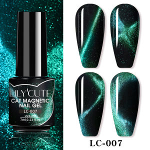 UR SUGAR 7ml Sparkling Flakes Glitter Rubber Base Gel Cat Effect Hybrid Nail Gel Polish Semi-permanent Varnish Nail Art