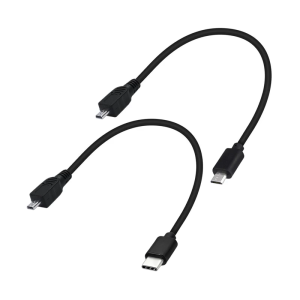 Efficient Mini USB to USB C OTG Cable USB C Cable for DSLR Cameras Seamlessly Connection to Laptops Desktops Smartphones
