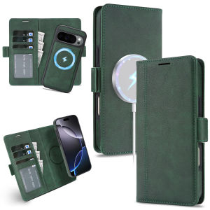 2 in 1 Magnetic Wallet Case For Google Pixel 11 Pro 10Pro XL 9Pro 10 9 9A 5G Phone Shell Wireless Charging Cover Cards Slot