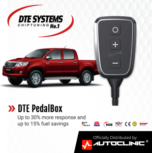 DTE PedalBox for Toyota Hilux Vigo 1KD 2KD Throttle Controller Plug and play Made in Germany