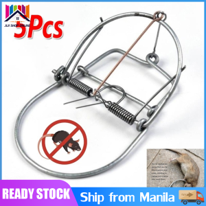 [Original 24 hours delivery] 10Pcs Reusable Metal Spring Mouse Trap Indoor Outdoor Large Rats Trap Trapt Mouse Catcher Rat