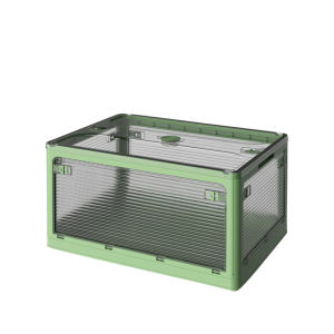 Foldable Storage Box Organizer Plastic Family Storage Box Multipurpose Stackable Organizers Wardrobe storage Outdoor Foldable Storage Box