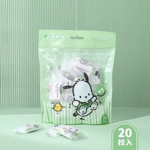 Sanrio Hello Kitty Compressed Towels Pachacco Cinnamoroll Disposable Portable Travel Essential Cleaning Towels for Girls Facial Cleansing Products