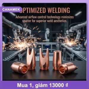【CANAMEK】 H32 m13.5 tốt nghiệp Đồng hàn laser vòi phun IPG dây ăn cho mạnh mẽ dự án công nghiệp