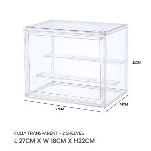 Popmart Display Box Arcylic Display case Transparent Display Box Acrylic Display Storage Organiser SG Stock