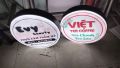 Biển vẫy quảng cáo , Biển 2 mặt chất liệu mica , Có đèn led chân đế đầy đủ size 60 x 60cm. 