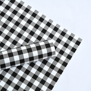 Cellophane Gingham Square Bicolor / Wrapping Paper Waterproof / Kertas Bunga KB6012