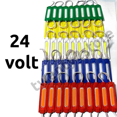 10 Pcs LAMPU LED KOLONG TRUK 24 VOLT tipe 7018 TRUK BUS AKESEORIS VARIASI WATERPOOF LED Bak TRUK