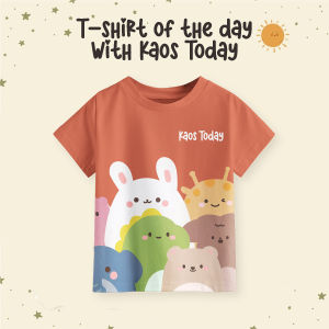 Kaos Atasan Anak Lengan Pendek Full Print Premium Laki Laki Perempuan Animal