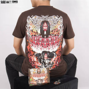 CLOWOR Eren Yeager The Final Titan Form Yeagerist Shingeki no Kyojin Attack on Titan Anime Kaos T-Shirt