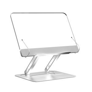 Aluminum Alloy Reading Bookshelf Desktop Lifting Student Reading Bookshelf Tablet Laptop Computer Office Bracket Reading Rack