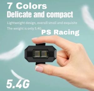 promo Lampu LED Kedip Model Pesawat Universal Sepeda Motor Mobil Velco USB Charger Flash Drone 7 Mode Warna
