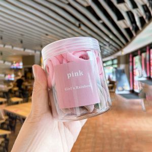 Bunda Choice-C1109 Ikat Rambut Anak Isi 50pcs Free Box / Set Kuncir Rambut Donat Bahan Karet Elastis