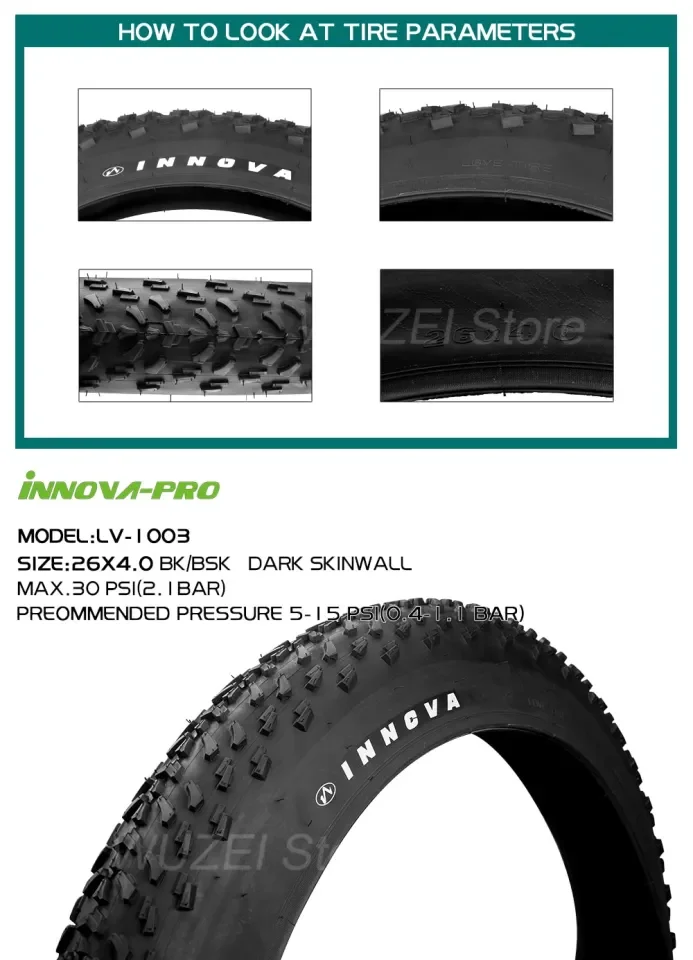 Innova shops fat bike tires