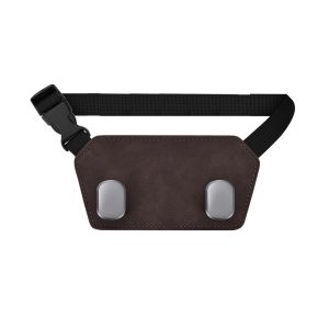 LABAICAI High Load-Bearing Car Headrest Hook Double Hook Wear-Resistant Seat Back Organizer Convenient Soft Suede Leather Hanging Headrest Bag Holder Car Rear Seat