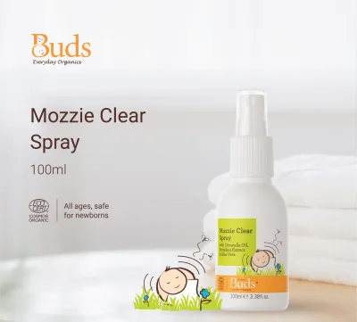 Buds Organics BEO Mozzie Clear Spray (100ml)
